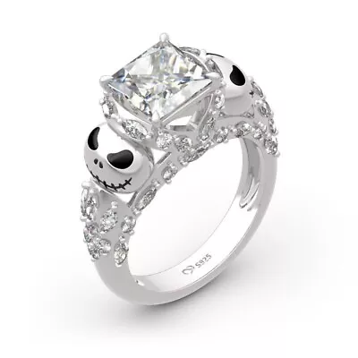 Buy Jeulia Nightmare Before Christmas Ring Jack Skellington Jewellery Engagement CZ • 59.95£