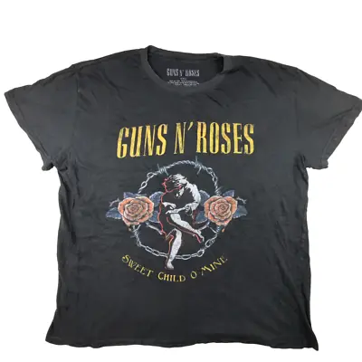 Buy Guns N' Roses Sweet Child O' Mine T Shirt Size XXL 2XL Mens Graphic Band Tee • 18.99£
