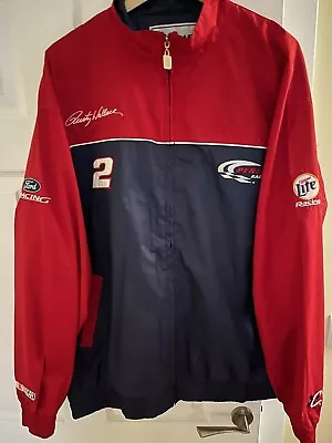 Buy Ford Racing Wallace 2 Chase Authentics Nascar Jacket - XL Blue/Red Polyester • 24.95£