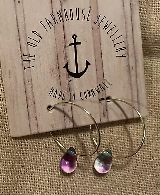 Buy Teardrop Bead Earrings Mermaid • 16£