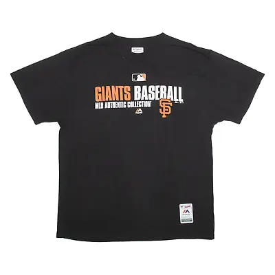 Buy MAJESTIC San Francisco Giants Mens T-Shirt Black USA XL • 7.99£