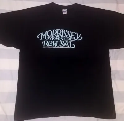 Buy Morrissey T Shirt Years Of Refusal Tour Merch Indie Rock Band Sz XL The Smiths • 21.50£
