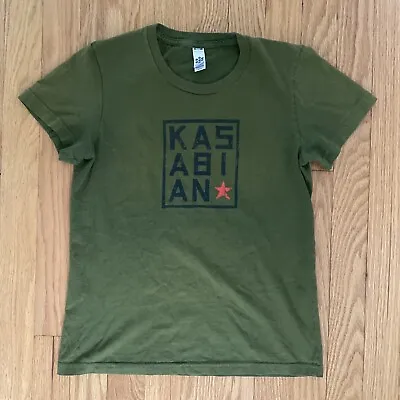 Buy Kasabian Band T Shirt Womens M USA Made American Apparel 2012 Concert Tour Oasis • 17.95£