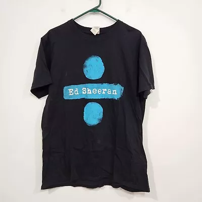 Buy Ed Sheeran 2018 Divide Tour T-Shirt Large Black Concert Merch Logo Australia • 15.77£