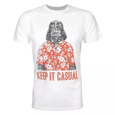 Buy Star Wars Mens Darth Vader Casual T-Shirt NS5548 • 35.99£