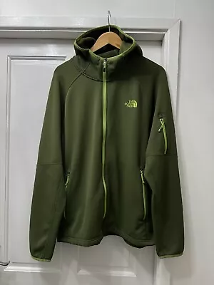 Buy The North Face Mens Durango Hoodie Hooded Fleece Lined Zip Jacket Green XL 46” • 55£