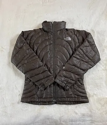 Buy The North Face 550 Puffer Jacket Brown Size Small Quilted Jacket Retro 90’s Y2K • 35£