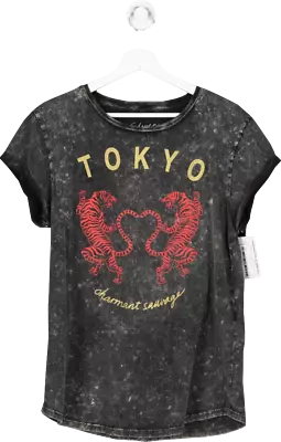Buy Eleven Loves Grey Tokyo Printed T Shirt UK L • 11.87£