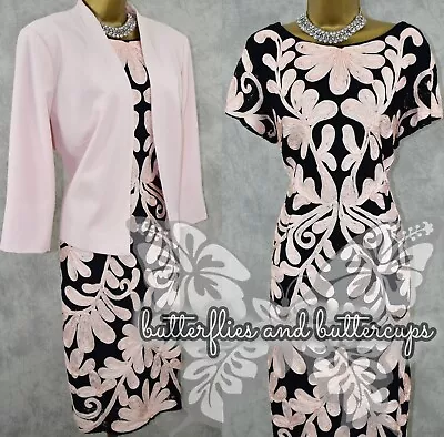 Buy ROMAN Size 18 - 20 Dress And Jacket Mother Of The Bride Outfit Occasion Wedding • 89.99£
