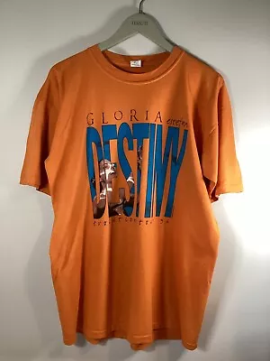 Buy Vintage Gloria Estefan 1996 Destiny Evolution Tour T-Shirt Size XL Single Stitch • 19.99£