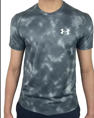 Buy Under Armour Mens T-Shirt Short Sleeve UA Gym Fitness HeatGear Crew Running New • 14.99£