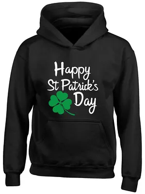 Buy Happy St Patrick's Day Boys Girls Kids Childrens Hoodie • 13.99£