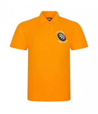 Buy Personalised Darts Polo Shirt With Logo Choose Your Team Name 12 Colours  • 14.99£