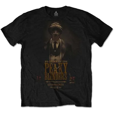 Buy Peaky Blinders Official Established 1919 Mens Black Short Sleeve T-Shirt Tv Show • 9.95£
