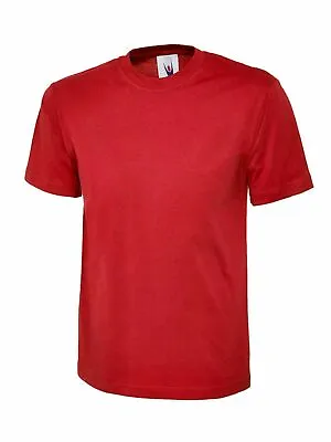 Buy Uneek Classic T-Shirt Unisex Mens Plain Short Sleeve Blank Cotton Round Neck TOP • 5.97£