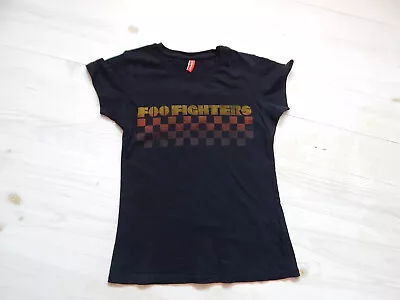 Buy Vintage Y2k 00s Foo Fighters Rock Band Tee Size Womans Small • 23.06£