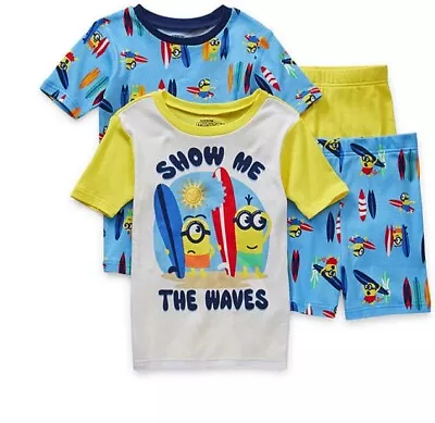 Buy NWT 8 Boy Girl Surf Board Minions Pajamas Summer Easter Birthday Despicable Me • 22.21£