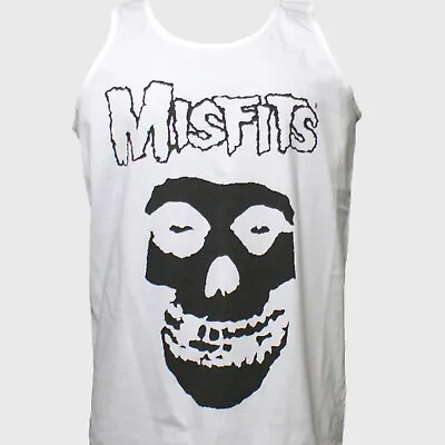 Buy Misfits Metal Punk Rock T-shirt Sleeveless Unisex Vest Top S-2XL • 14.99£