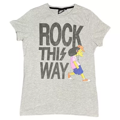 Buy The Simpsons T-Shirt 90s Tee Vintage Otto Mann Grey Unisex XS VGC Rock This Way • 10£