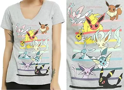 Buy Pokemon Eevee Evolutions T-Shirt For Juniors ~Licensed Nintendo~ Free Ship • 28.47£