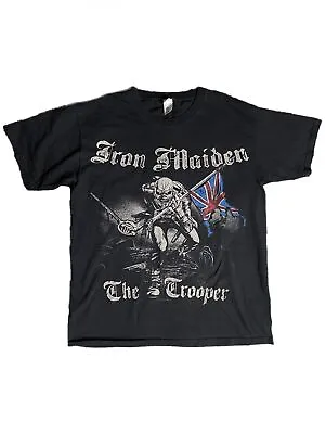 Buy Iron Maiden 'The Trooper' 1983 Song Band Tee Size Large • 22£