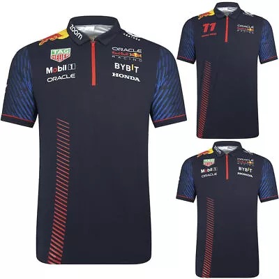Buy F1 Racing Team Racer Men Short Sleeve Polo Shirt Summer Casual Shirts Tee Sports • 11.99£
