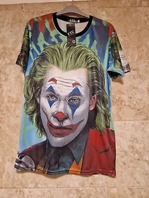 Buy Mens Batmans Joker T-shirt From The Dark Knight Uk Size Large But Is More Medium • 9.99£