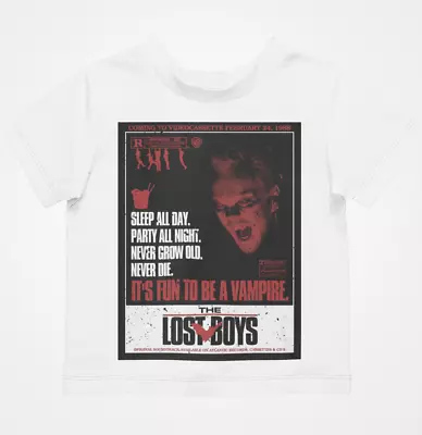 Buy The Lost Boys Kids T-Shirt - Retro Frog Brothers Santa Carla Movie Vampire Child • 8.39£