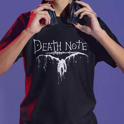 Buy Death Note Black T-Shirt Top Tee -  Anime Manga Comic Cosplay Inspired Japanese • 7.99£