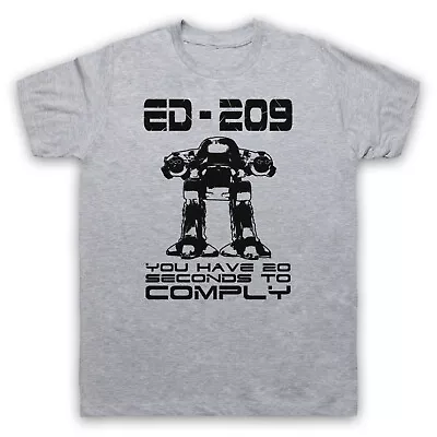 Buy Ed-209 20 Seconds To Comply Robocop Unofficial Sci Fi Mens & Womens T-shirt • 17.99£