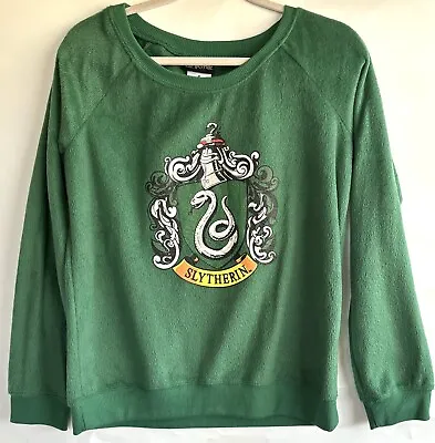 Buy Harry Potter PJammy Pajamas Women’s M Slytherin Green Long Sleeve Shirt Top • 11.85£