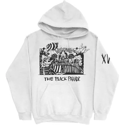 Buy My Chemical Romance 'XV Marching Frame' (White) Pull Over Hoodie - NEW! • 28.39£