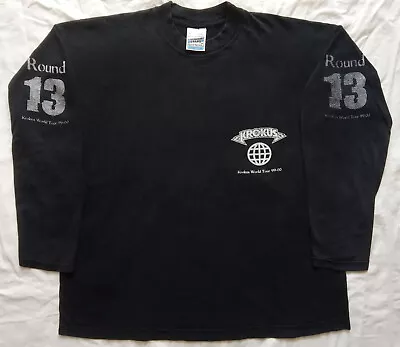 Buy Vintage 90s T-shirt KROKUS. Round 13. World Tour 1999 Size XL Gotthard • 51.60£
