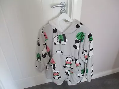Buy Adults/teens/ladies Oversized Panda Themed Blanket Hoodie • 11£