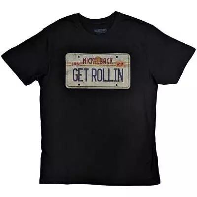 Buy Nickelback - Official Tshirt - Xlarge Xl - License Plate Get Rollin Logo T-shirt • 15.99£