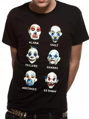 Buy Batman The Dark Knight Movie Official Masks Unisex Black T-Shirt Mens Womens • 10.95£