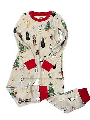 Buy Pottery Barn Kids Pajamas STAR WARS HOLIDAY Organic Cotton PJs Christmas Sz 4 • 18.10£