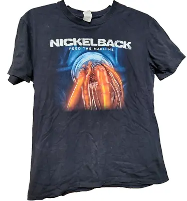 Buy Nickelback Feed The Machine 2017 Black T-Shirt Size L Rock Band • 31.82£