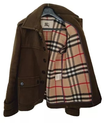 Buy Mens LONDON By BURBERRY Duffle/pea/car Coat/jacket Size Medium. RRP £1,490. • 495£
