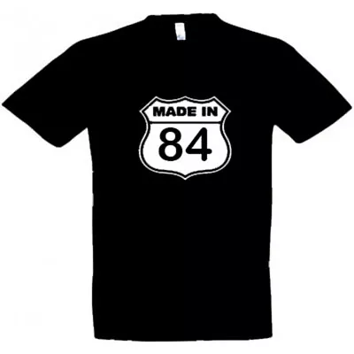 Buy Made In 1984 40th Birthday Personalised T SHIRT American Highway Sign Style 2024 • 11.12£