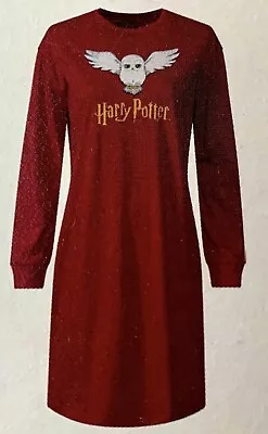 Buy WIZARDING WORLD Harry Potter Hogwarts Houses Pajama Nightgown Sleep Shirt L • 28.32£