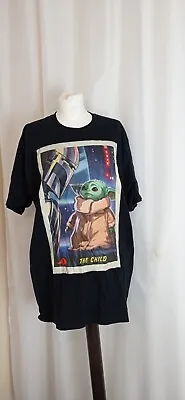 Buy Star Wars The Child T-Shirt Top Black Large • 9£
