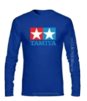 Buy Tamiya Print Blue Long Sleeve T- Shirt Size Large. • 28.99£