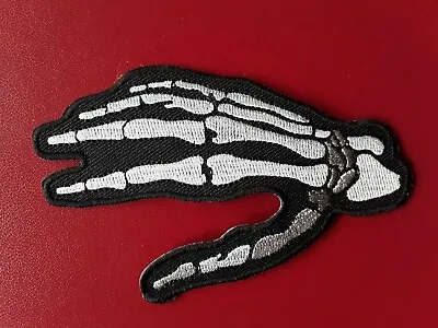 Buy Gothic Punk Rock Horror Zombie Bikers Skeleton Hand Embroidered Patch Uk Seller  • 3.45£