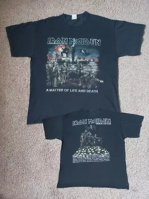 Buy Vintage Iron Maiden 2006 Tour T-Shirt - Size L - Heavy Metal Eddie - Dio Saxon • 18.99£