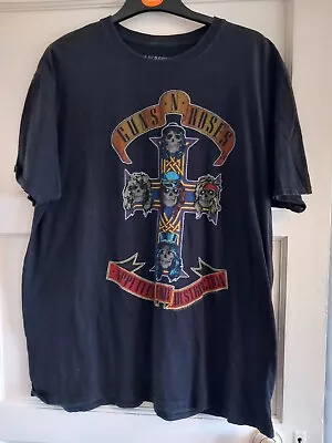 Buy Guns And Roses Appetite For Destruction 1987 Tour T Shirt L Tour Dates Vintage • 30£