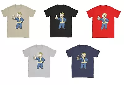 Buy Fallout Vault Boy T-shirts 100% Cotton Brand New All Sizes S M L XL XXL XXXL • 29.99£