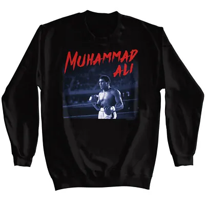 Buy Muhammad Ali Red Name Heavyweight Boxing Champ In The Ring Men's Sweatshirt • 57.56£