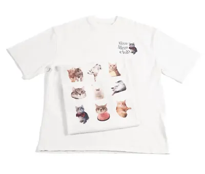Buy Short Sleeve T-Shirt Cats Oversized Tops • 35£