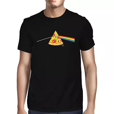 Buy 1Tee Mens Prism Pizza Rainbow  T-Shirt • 7.99£